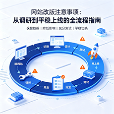 吴堡建站-网站改版注意事项：从调研到平稳上线的全流程指南