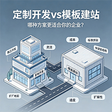 榆林建站-定制开发vs模板建站：哪种方案更适合你的企业？