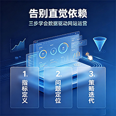 榆林建站-告别直觉依赖：三步学会数据驱动网站运营